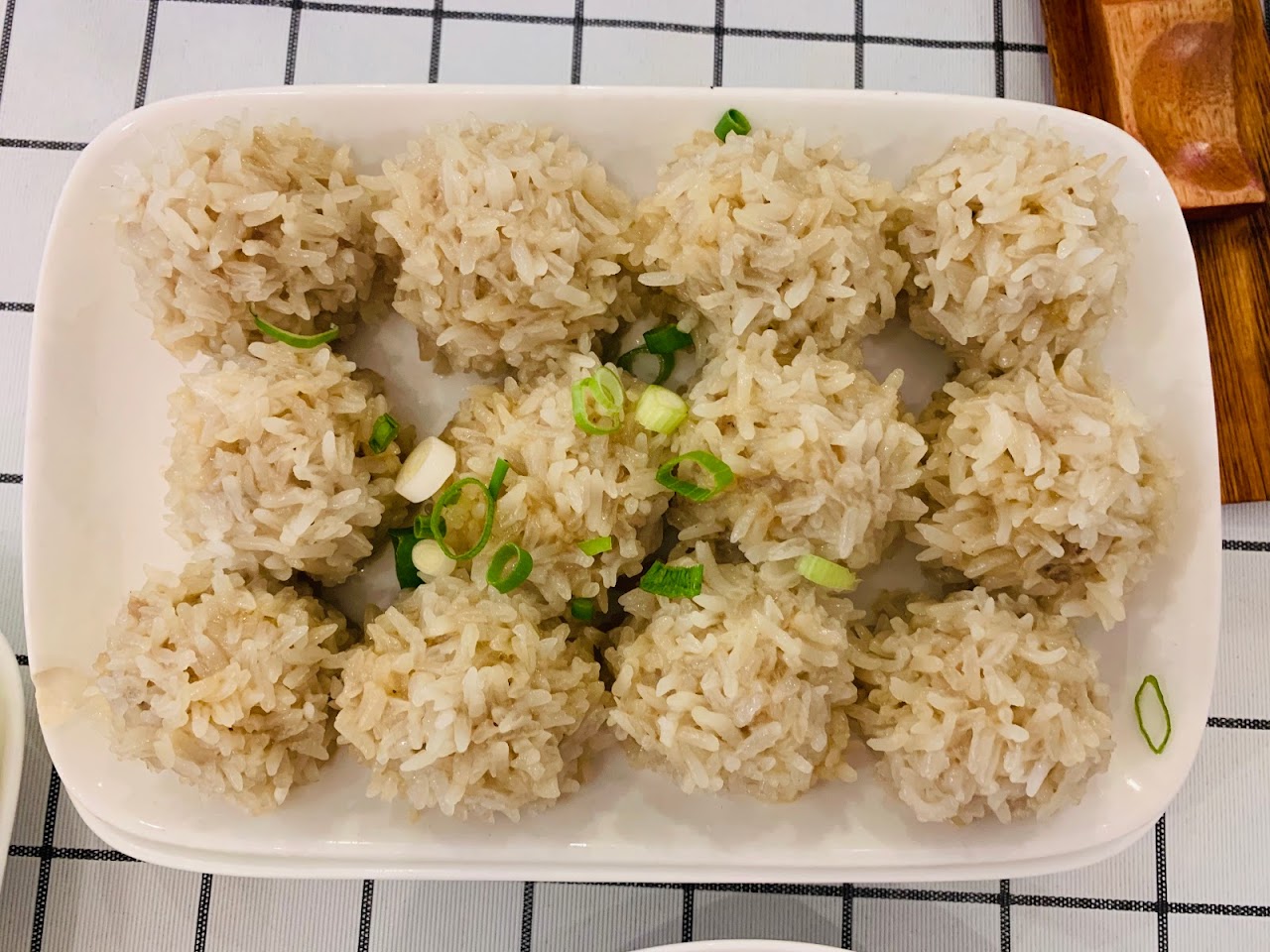 Steamed meat balls plated at Spice Paradise